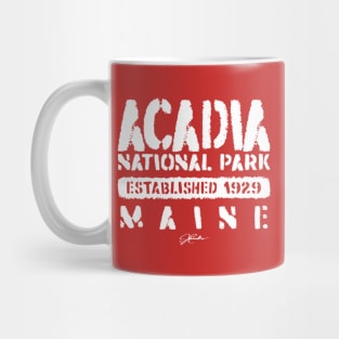 Acadia National Park, Established 1929, Maine Mug